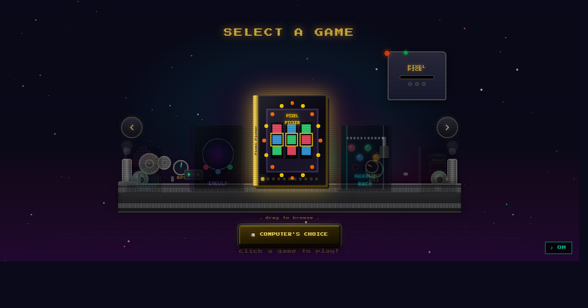 Pixel Pick — The Retro Game Picker